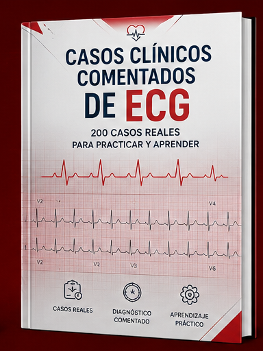 Portada del ebook Casos Clínicos Comentados de ECG
